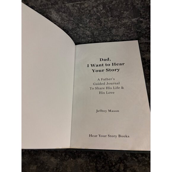 Dad I Want To Hear Your Story Guided Journal Book For Fathers Grandfathers - Picture 3 of 14
